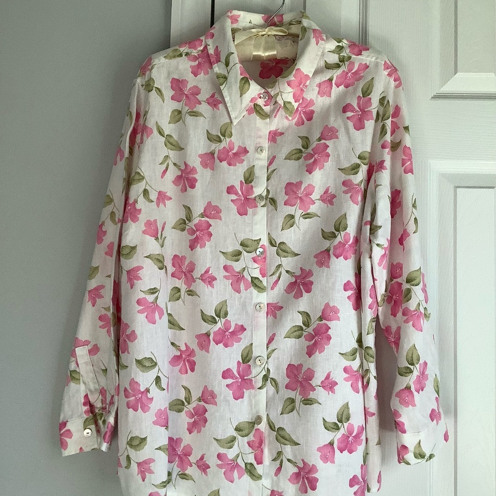 100% Linen floral jacket  2x Parisian Works THINK SPRING